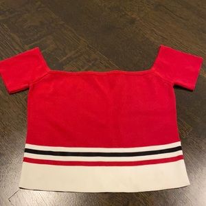 MIXOLOGY | Sunday Stevens NWT Americana Crop Top